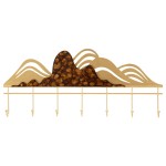 Mauro Ferretti Mountain Wall Coat Rack