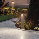 PALETTO DA ESTERNO O GIARDINO ANTRACITE 70CM LED
