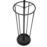 Mauro Ferretti Coat Rack with Umbrella Stand Glam Black