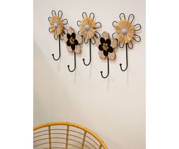 Mauro Ferretti Ferro, Legno Raffia Coat Hanger