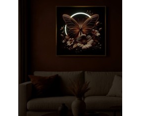 MAURO FERRETTI QUADRO CON LED E CORNICE BUTTERFLY 2