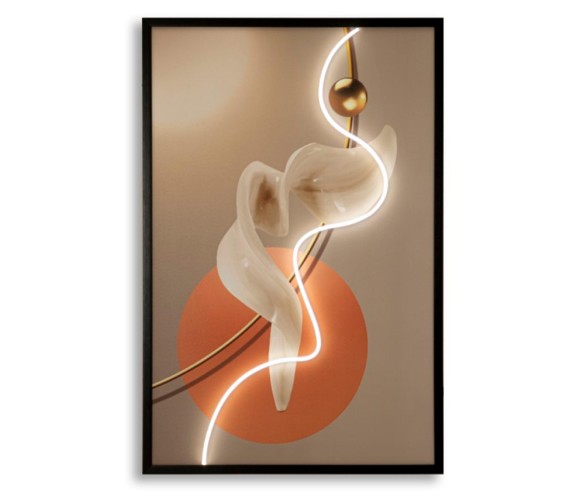 MAURO FERRETTI QUADRO CON LED ABSTRACT A