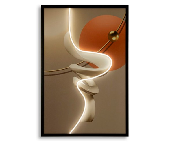 MAURO FERRETTI QUANDO CON LED AB STRACT B