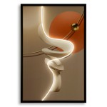 Mauro Ferretti Gemälde mit LED Abstract B