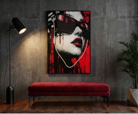 Mauro Ferretti Quadro con led da parete Psyco A 2