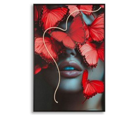 MAURO FERRETTI QUADRO CON LED BUTTERFLIES