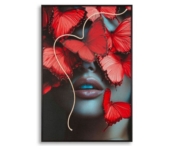 Mauro Ferretti Framework with LED Butterflies