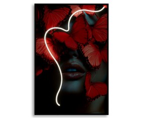 MAURO FERRETTI QUADRO CON LED BUTTERFLIES 2