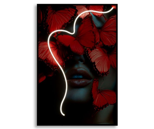 Mauro Ferretti Framework with LED Butterflies