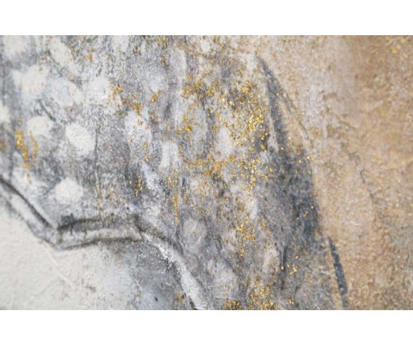 Mauro Ferretti Gemälde auf Leinwand Buddha Light B