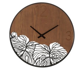 Mauro Ferretti Wanduhr Wood/Leaf