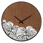 Mauro Ferretti Wanduhr Wood/Leaf