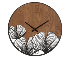 Mauro Ferretti Orologio da parete Super Wood/Leaf
