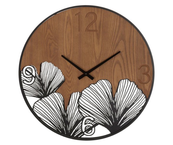 Mauro Ferretti Orologio da parete Super Wood/Leaf