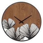 Mauro Ferretti Super Wood/Leaf Wanduhr