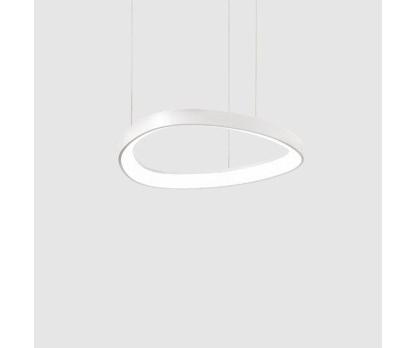 Ideal Lux Gemini Moderne weiße LED-Pendelleuchte