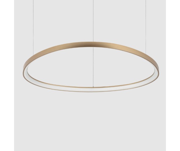 Ideal Lux Gemini Sospensione moderna led ottone