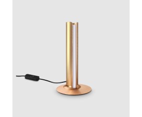 Ideal Lux Lampada da tavolo moderna in alluminio led