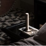 IDEAL LUX DORICA LAMPADA DA TAVOLO MODERNA IN ALLUMINIO LED