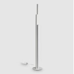 Ideal Lux 3-light floor lamp in LED aluminum