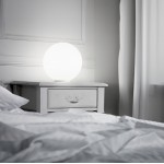 Ideal Lux Mapa Lampada da tavolo moderna bianca sfera