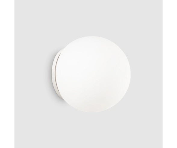 Ideal Lux Mapa Modern white sphere wall lamp
