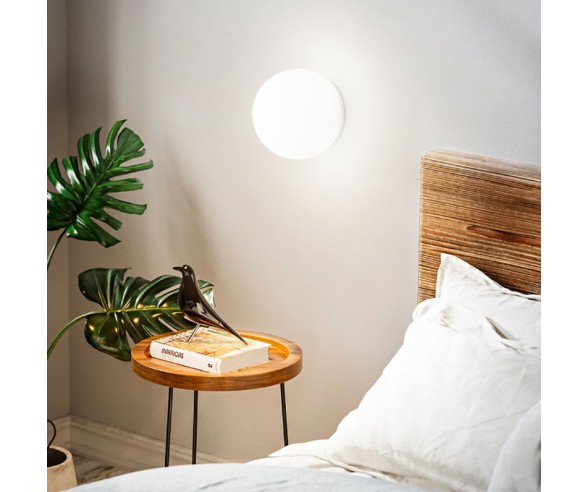 Ideal Lux Mapa Moderne weiße Kugelwandleuchte