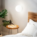 Ideal Lux Mapa Modern white sphere wall lamp