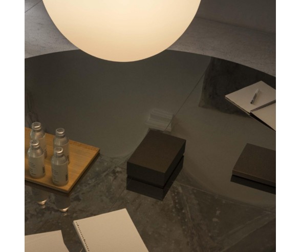 Ideal Lux Mapa Moderne weiße Kugel-Pendelleuchte