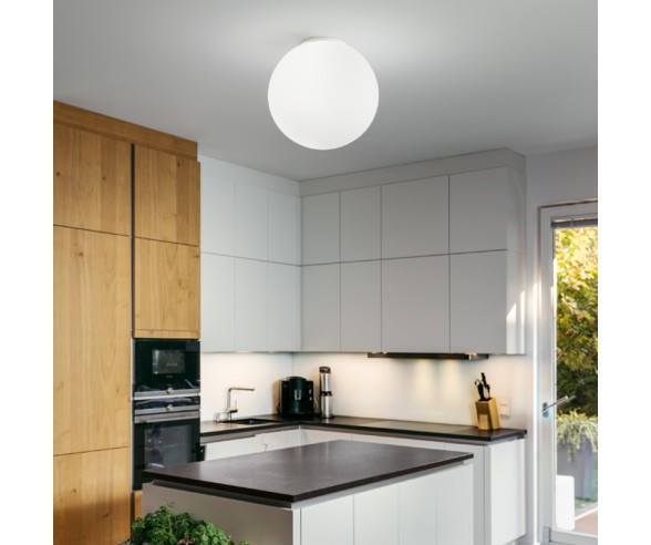 Ideal Lux Mapa Plafoniera moderna bianca diametro 40cm