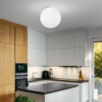 Ideal Lux Mapa Modern White Ceiling Light, 40cm Diameter