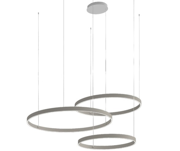 Promoluce Game Sospensione moderna alluminio tripla