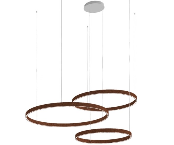 Promoluce Game Sospensione moderna alluminio tripla