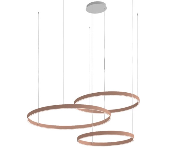 Promoluce Game Sospensione moderna alluminio tripla