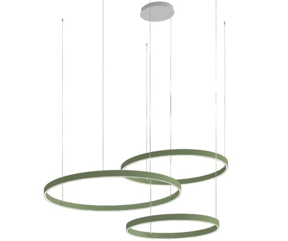 Promoluce Game Sospensione moderna alluminio tripla