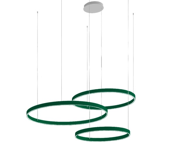 Promoluce Game Sospensione moderna alluminio tripla