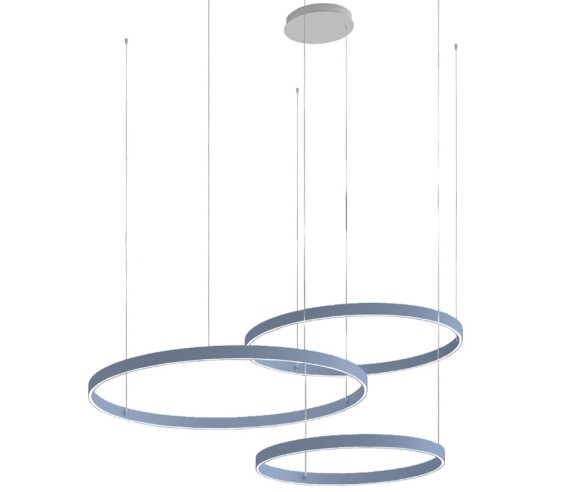 Promoluce Game Sospensione moderna alluminio tripla