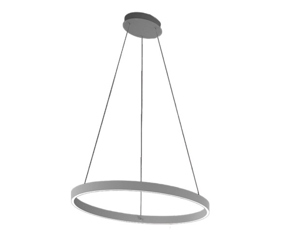 Promoluce Game Sospensione moderna alluminio anello led
