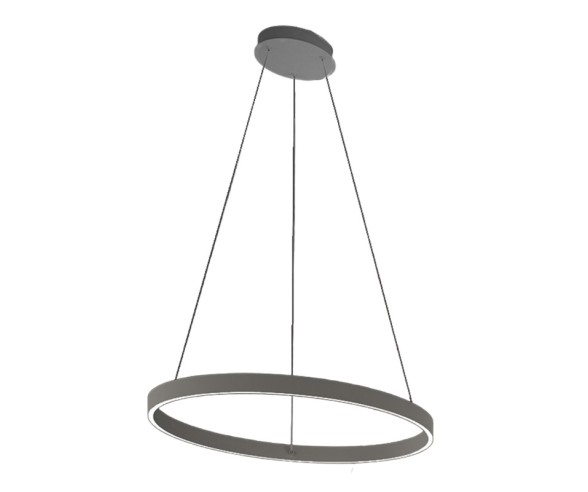 Promoluce Game Sospensione moderna alluminio anello led