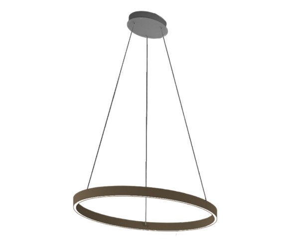 Promoluce Game Sospensione moderna alluminio anello led