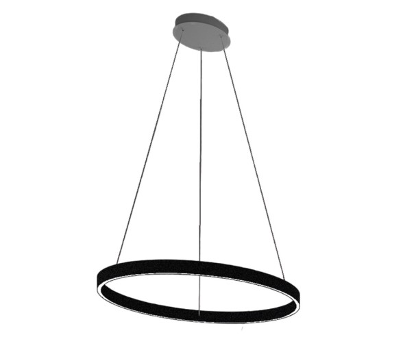 Promoluce Game Sospensione moderna alluminio anello led