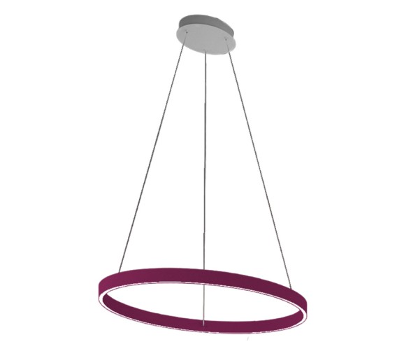 Promoluce Game Sospensione moderna alluminio anello led