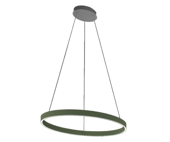 Promoluce Game Sospensione moderna alluminio anello led