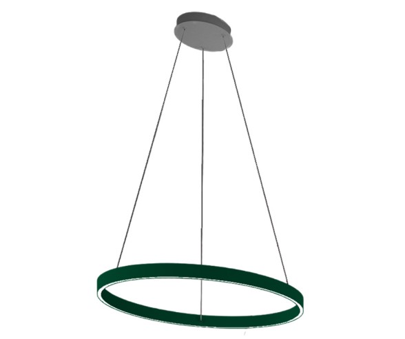 Promoluce Game Sospensione moderna alluminio anello led