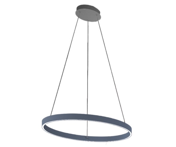 Promoluce Game Sospensione moderna alluminio anello led