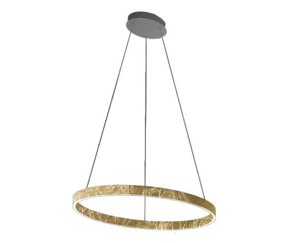 Promoluce Game Sospensione moderna alluminio anello led