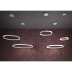 Promoluce Game Sospensione moderna alluminio anello led