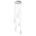 PROMOLUCE BOUCLE SOSPENSIONE TRIPLA MODERNA LED