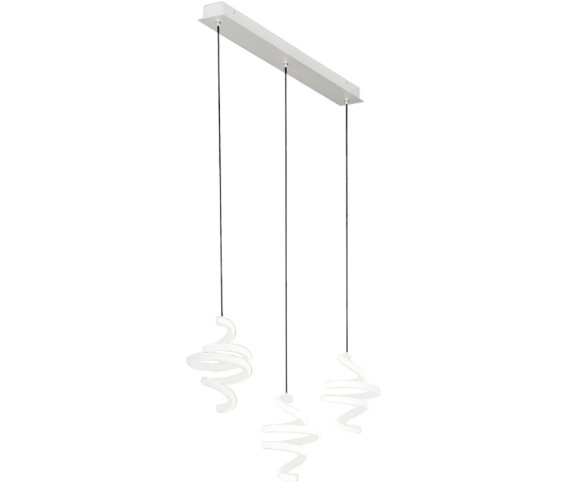 PROMOLUCE BOUCLE SOSPENSIONE TRIPLA MODERNA LED