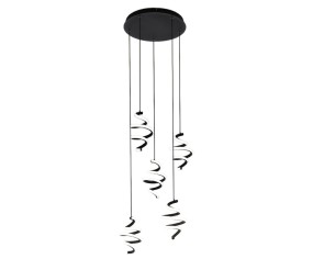 Promoluce Boucle Sospensione 5 luci moderna led